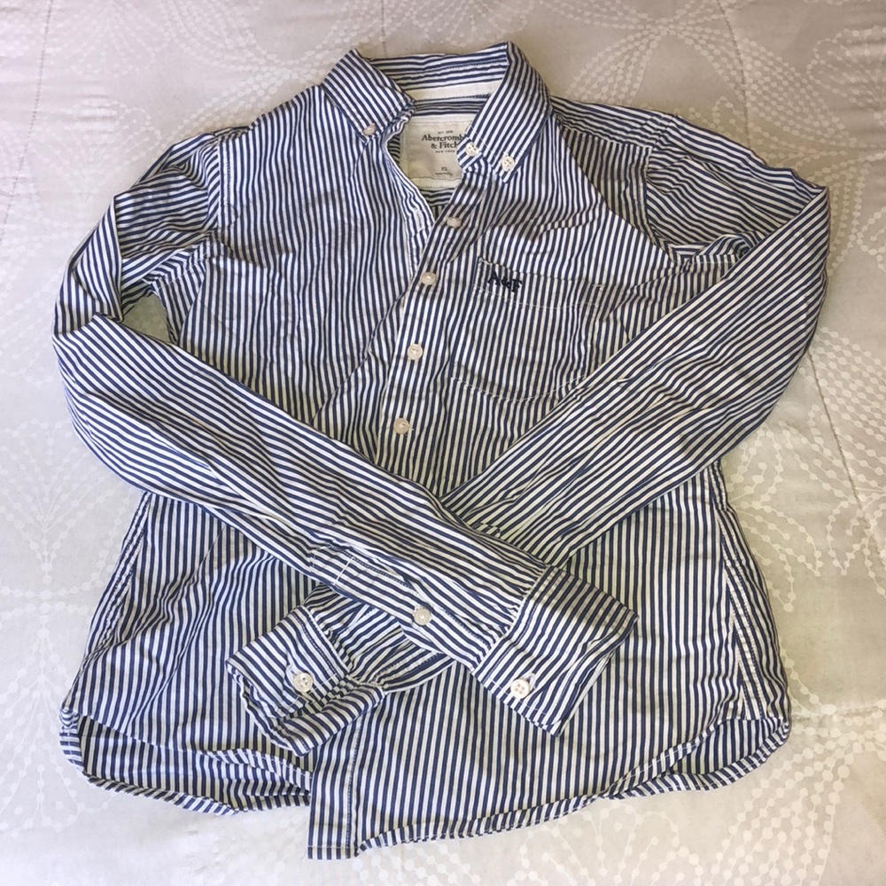women’s striped button down